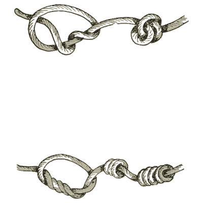 Running knots - Knots, Splices and Rope Work - 1912