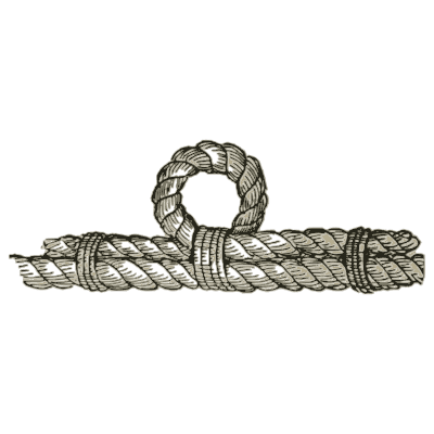 Seized loop on a rope - Knots, Splices and Rope Work - 1912