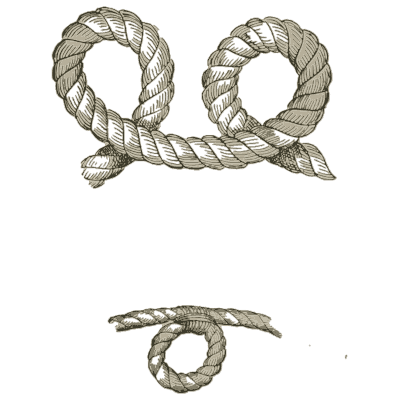 Rope loops and a turn - Knots, Splices and Rope Work - 1912