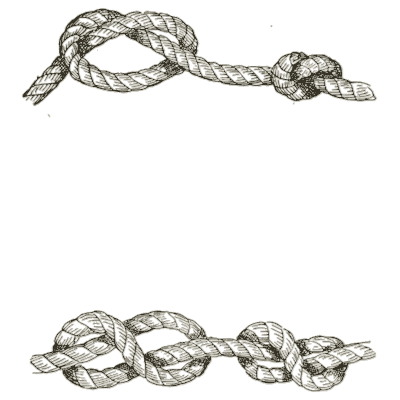 Overhand and figure eight knots - Knots, Splices and Rope Work - 1912
