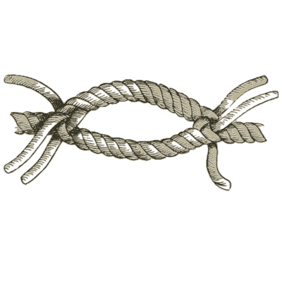 Strands crossed for splicing - Knots, Splices and Rope Work - 1912