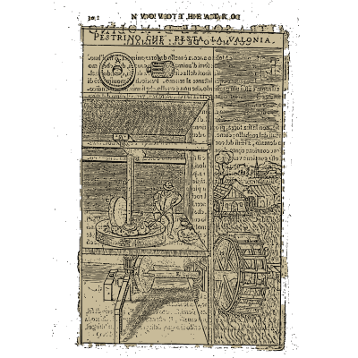 Stamping mill for tanning bark 02 - Novo Teatro di Machine et Edificii - 1607