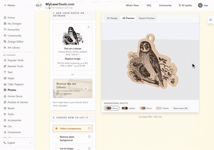 Engraving Keychain Generator