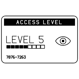 Access level card 15