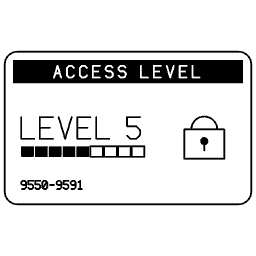 Access level card 16