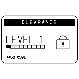 Access level card 17