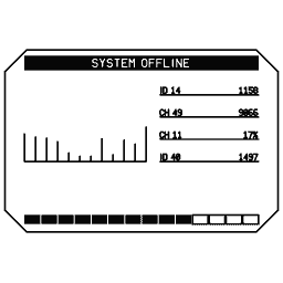 Terminal readout panel 10