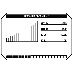 Terminal readout panel 16