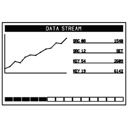 Terminal readout panel 18