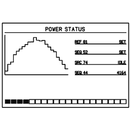 Terminal readout panel 22