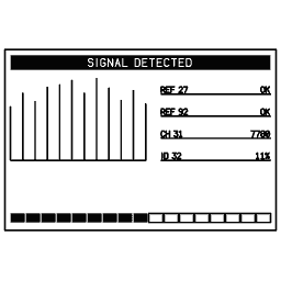 Terminal readout panel 25