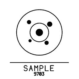 Scientific diagram mark 23