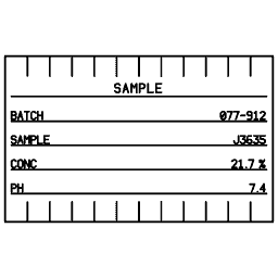 Laboratory label 05