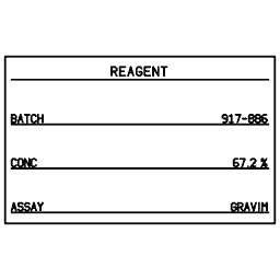 Laboratory label 06