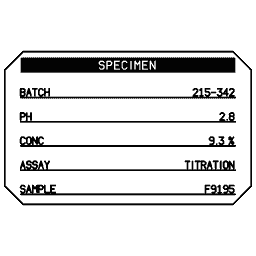 Laboratory label 13
