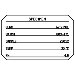 Laboratory label 15
