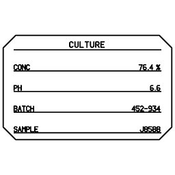 Laboratory label 16