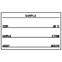 Laboratory label 17