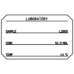 Laboratory label 20
