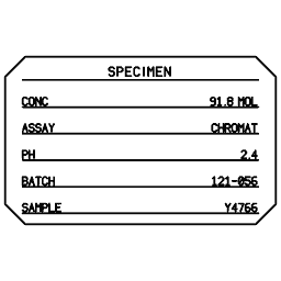 Laboratory label 21