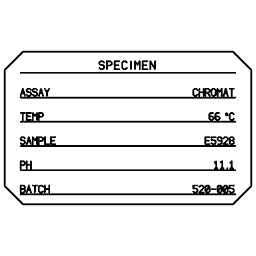 Laboratory label 23