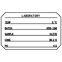 Laboratory label 24