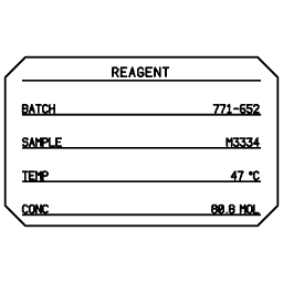 Laboratory label 26