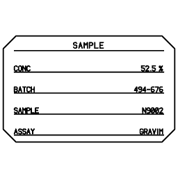 Laboratory label 28