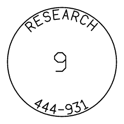 Round stamp 11