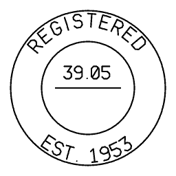 Round stamp 13
