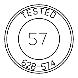 Round stamp 14
