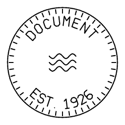 Round stamp 21