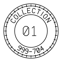 Round stamp 25