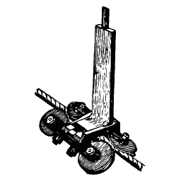 Wheeled pile driver