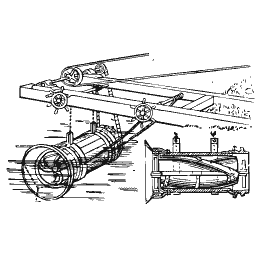 Line shaft and pulley drive
