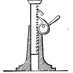 Sectioned rack jack