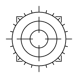 Targeting reticle 17