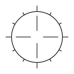 Targeting reticle 26