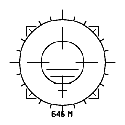 Targeting reticle 30