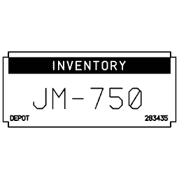 Unit designation plate 07