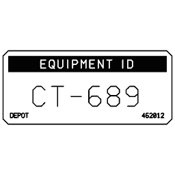 Unit designation plate 13