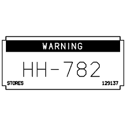 Unit designation plate 16
