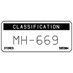 Unit designation plate 22