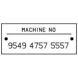 Serial number tag 02
