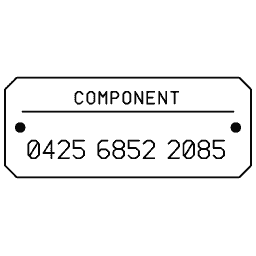 Serial number tag 06