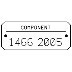 Serial number tag 09