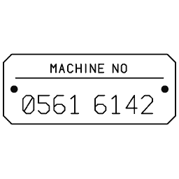 Serial number tag 11
