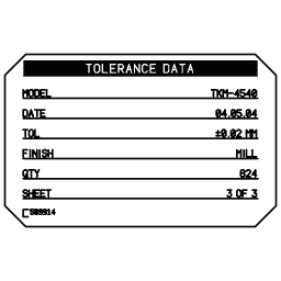 Specification plate 02
