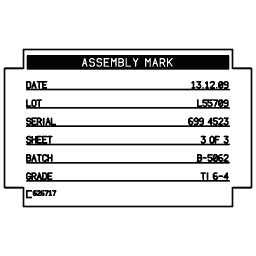 Specification plate 04
