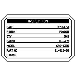 Specification plate 06
